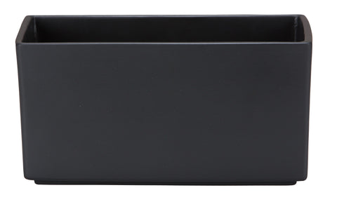 Grey Rectangular Indoor Ceramic Planter Anthrazite (494)