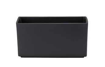 Grey Rectangular Indoor Ceramic Planter Anthrazite (494)