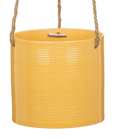 Yellow Hanging Ceramic Pot 429 Zabaione