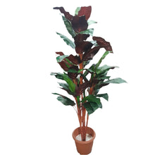 Artificial Philodendron Red