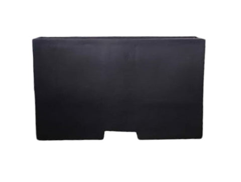 Black Rectangular Fibre Planter  RCT 02