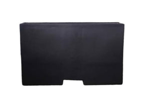 Black Rectangular Fibre Planter  RCT 02