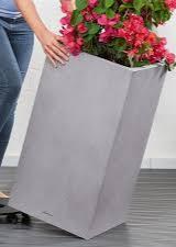 Lechuza Canto 40 High Stone Grey Self-Watering Planters